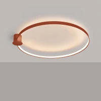 Ceiling lamp 47W – ring shape, red ochre, CRI93 - Image 4