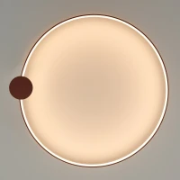 Ceiling lamp 47W – ring shape, red ochre, CRI93 - Image 8