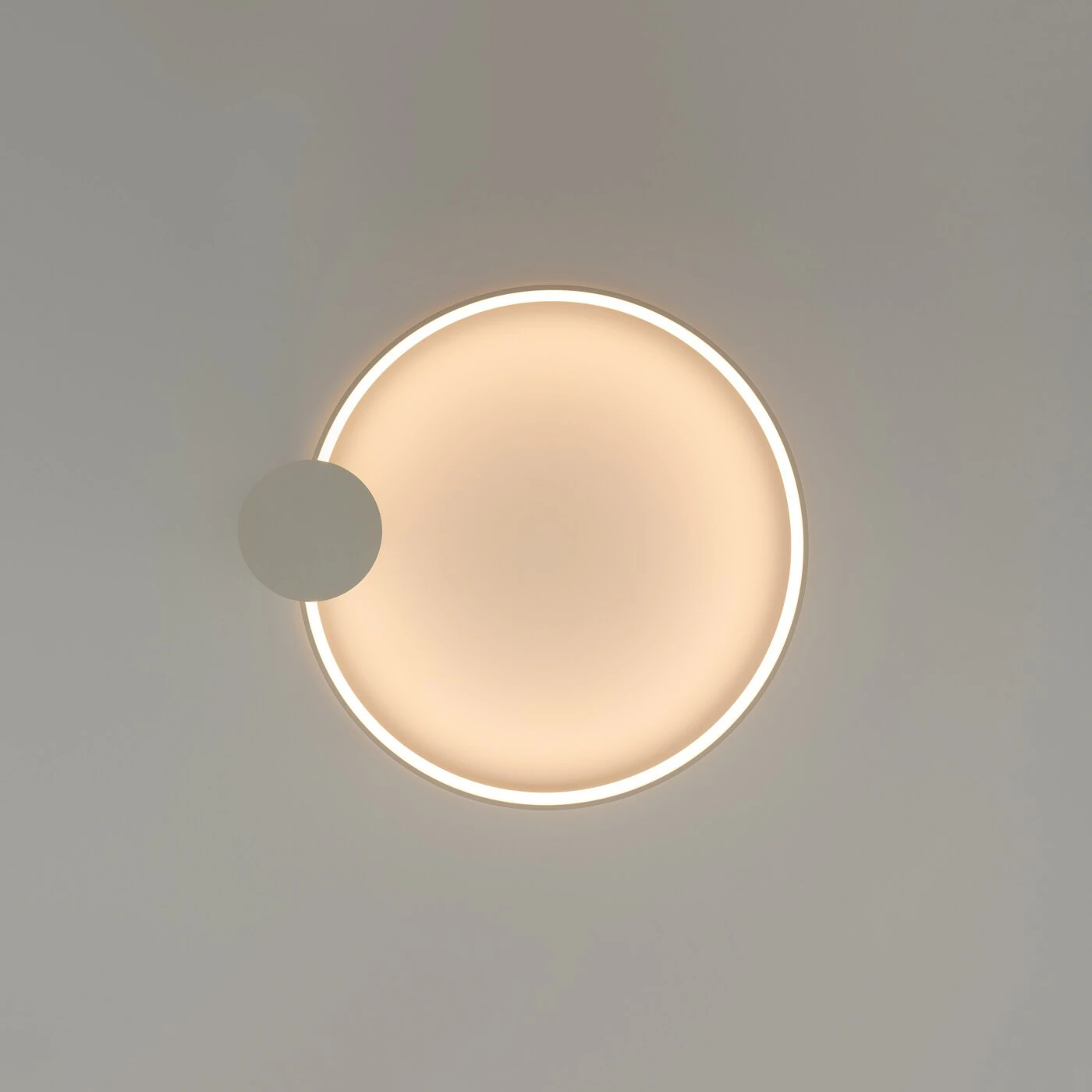 Lubinis šviestuvas 55 cm / 24W – žiedas, smėlio spalva, CRI93