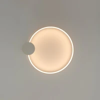 Lubinis šviestuvas 55 cm / 24W – žiedas, smėlio spalva, CRI93 - Nuotrauka 7