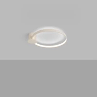 Ceiling LED lamp 55 cm – round, beige, CRI98 - Image 4
