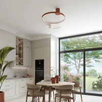 Ceiling LED lamp 55 cm – round, beige, CRI98 - Image 14