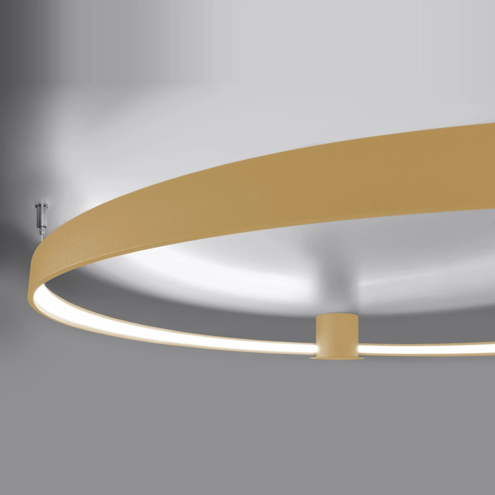 Lubinis šviestuvas 55 cm – apvalus, aukso spalvos, CRI98 LED