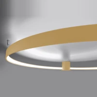 Lubinis šviestuvas 55 cm – apvalus, aukso spalvos, CRI98 LED - Nuotrauka 7