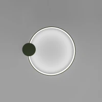 LED ceiling lamp 24W – ring, olive green, CRI98 - Image 7