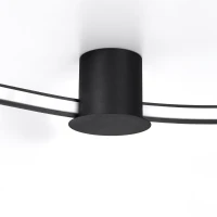 Ceiling lamp 55 cm – round, white, warm LED light - Image 5