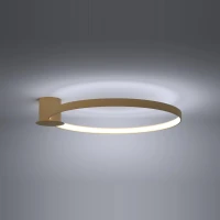 Ceiling LED light 33W – round loop, gold, CRI98 - Image 4