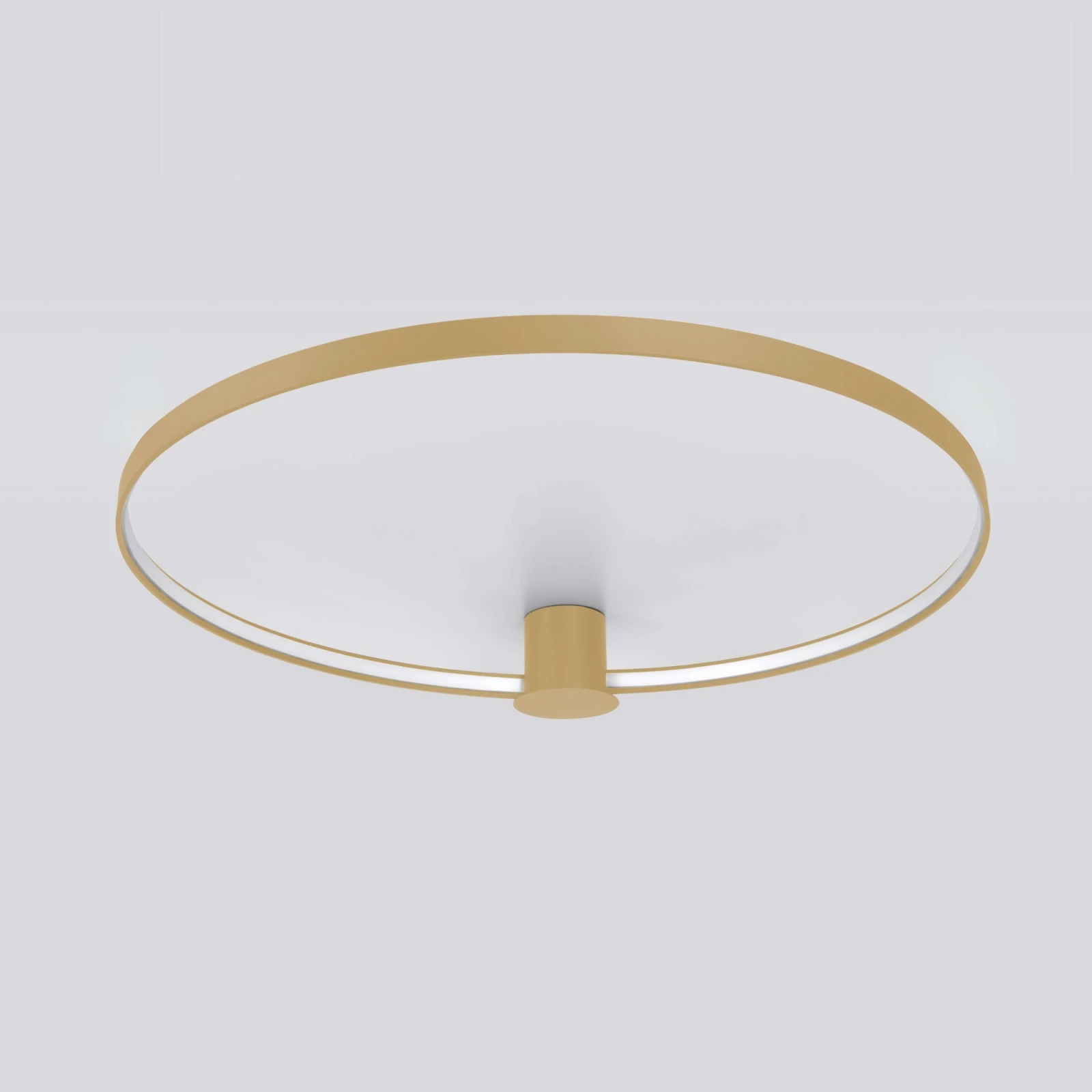 Ceiling LED light 33W – round loop, gold, CRI98