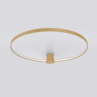 Ceiling LED light 33W – round loop, gold, CRI98 - Image 5