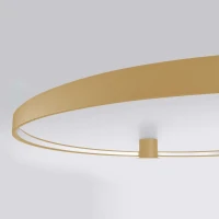 Ceiling LED light 33W – round loop, gold, CRI98 - Image 6