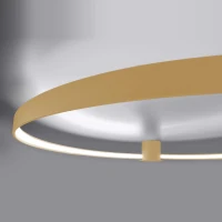 Ceiling LED light 33W – round loop, gold, CRI98 - Image 7