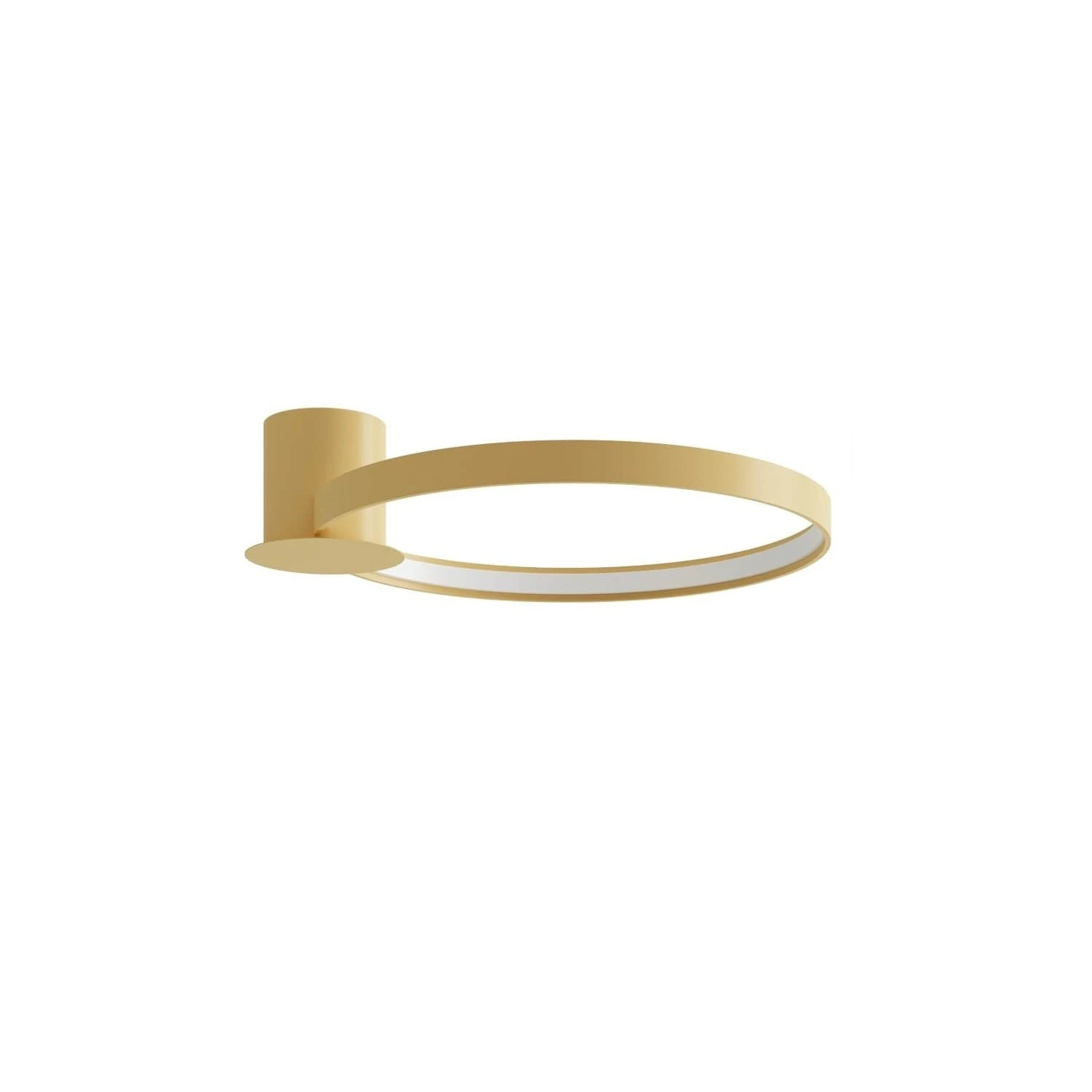 Ceiling LED light 33W – round loop, gold, CRI98