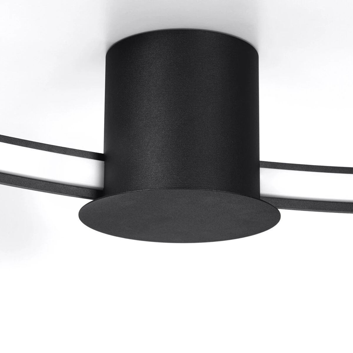 Ceiling lamp 33W – round ring, black, CRI93