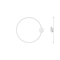 Ceiling lamp 33W – round ring, black, CRI93 - Image 7