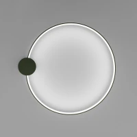 Ceiling lamp 33W – oval ring, olive green, CRI98 - Image 7