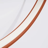 Ceiling LED light 78 cm – oval ring, red ochre, CRI93 - Image 5