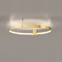 Ceiling lamp 33W – round, polished gold, warm LED - Image 4