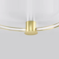 Ceiling lamp 33W – round, polished gold, warm LED - Image 6