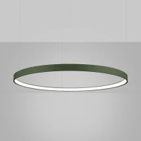 Pendant light 47W – round, olive green, CRI98 LED - Image 4