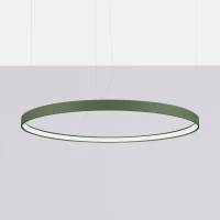 Pendant light 47W – round, olive green, CRI98 LED - Image 3