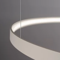 Pendant LED light 55 cm – round, beige, CRI98 - Image 4