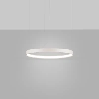 Pendant LED light 55 cm – round, beige, CRI98 - Image 1