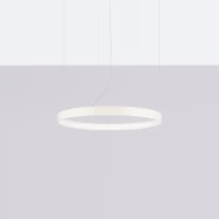 Pendant LED light 55 cm – round, beige, CRI98 - Image 3