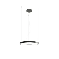 Pakabinamas šviestuvas 55 cm – apvalus, juodas, CRI98 - Nuotrauka 2