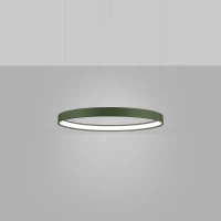 Pendant LED light 55 cm – round, olive green, CRI98 - Image 4