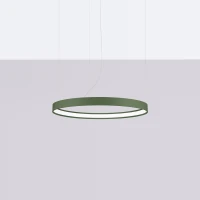 Pendant LED light 55 cm – round, olive green, CRI98 - Image 3
