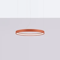 Pakabinamas LED šviestuvas 55 cm – apvalus, raudona, CRI93 - Nuotrauka 3
