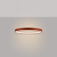 Pakabinamas LED šviestuvas 55 cm – apvalus, raudona, CRI93 - Nuotrauka 4