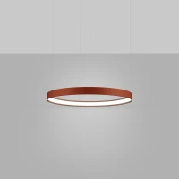 Pendant light 55 cm / 24W – round, red ochre, CRI98 - Image 4