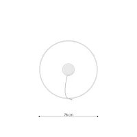Pendant light 33W – round ring, black, CRI98 - Image 11