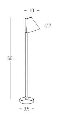 LED Outdoor Garden Post Light 6W 3000K IP65 Graphite - Image 4