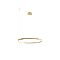 Pakabinamas šviestuvas 78 cm / 33W – apvalus, aukso, CRI98 LED - Nuotrauka 2