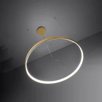 Pakabinamas šviestuvas 78 cm / 33W – apvalus, aukso, CRI98 LED - Nuotrauka 6