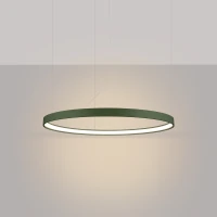 Pakabinamas šviestuvas 78 cm / 33W – apvalus, alyvuogių žalias, CRI93 - Nuotrauka 4