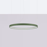 Pendant light 33W – round ring, olive green, CRI98 - Image 3
