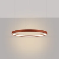 Pakabinamas LED šviestuvas 78 cm – apvalus, raudona, 3000K - Nuotrauka 4