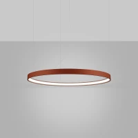 Pendant light 78 cm / 33W – round, red ochre, CRI98 LED - Image 4