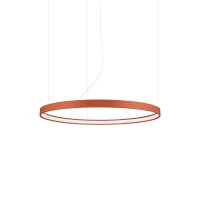 Pendant light 78 cm / 33W – round, red ochre, CRI98 LED - Image 2