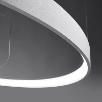 Pakabinamas LED šviestuvas 33W – apvalus žiedas, baltas, CRI98 - Nuotrauka 20