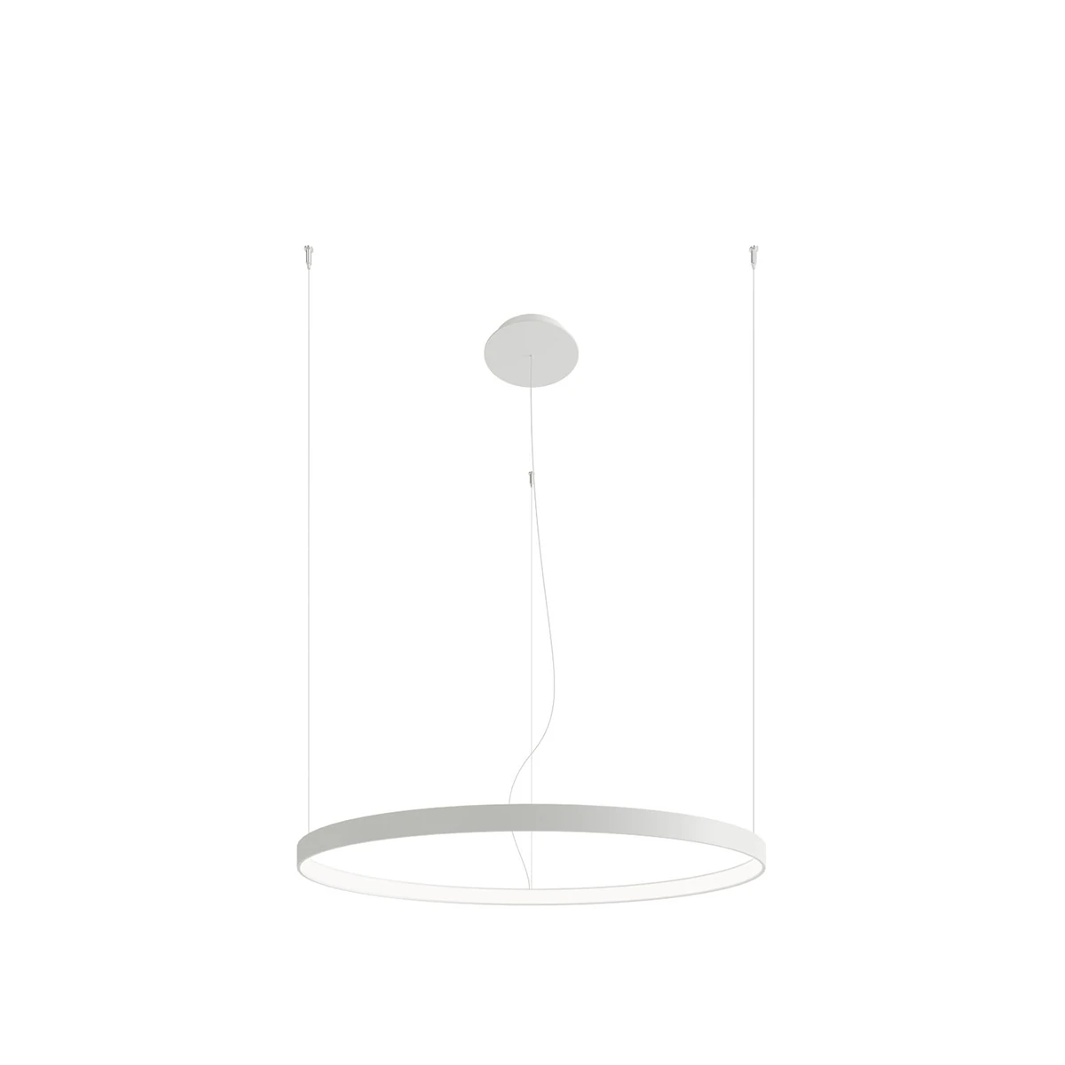 Pakabinamas LED šviestuvas 33W – apvalus žiedas, baltas, CRI98