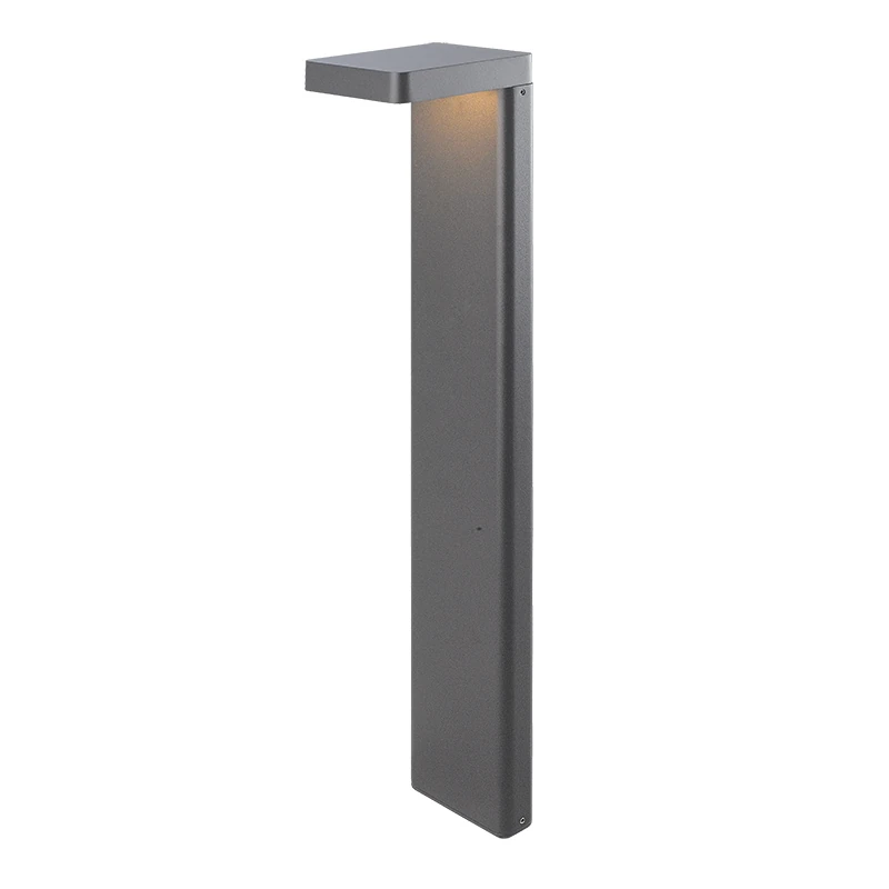 LED Outdoor Bollard 9W 3000K IP54 Graphite, 67x15x11 cm