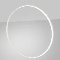 Pendant lamp 47W – round LED ring, beige, CRI98 - Image 4
