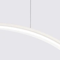 Pendant lamp 47W – round LED ring, beige, CRI98 - Image 5