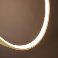 Pendant lamp 47W – round ring, gold, warm white LED - Image 7