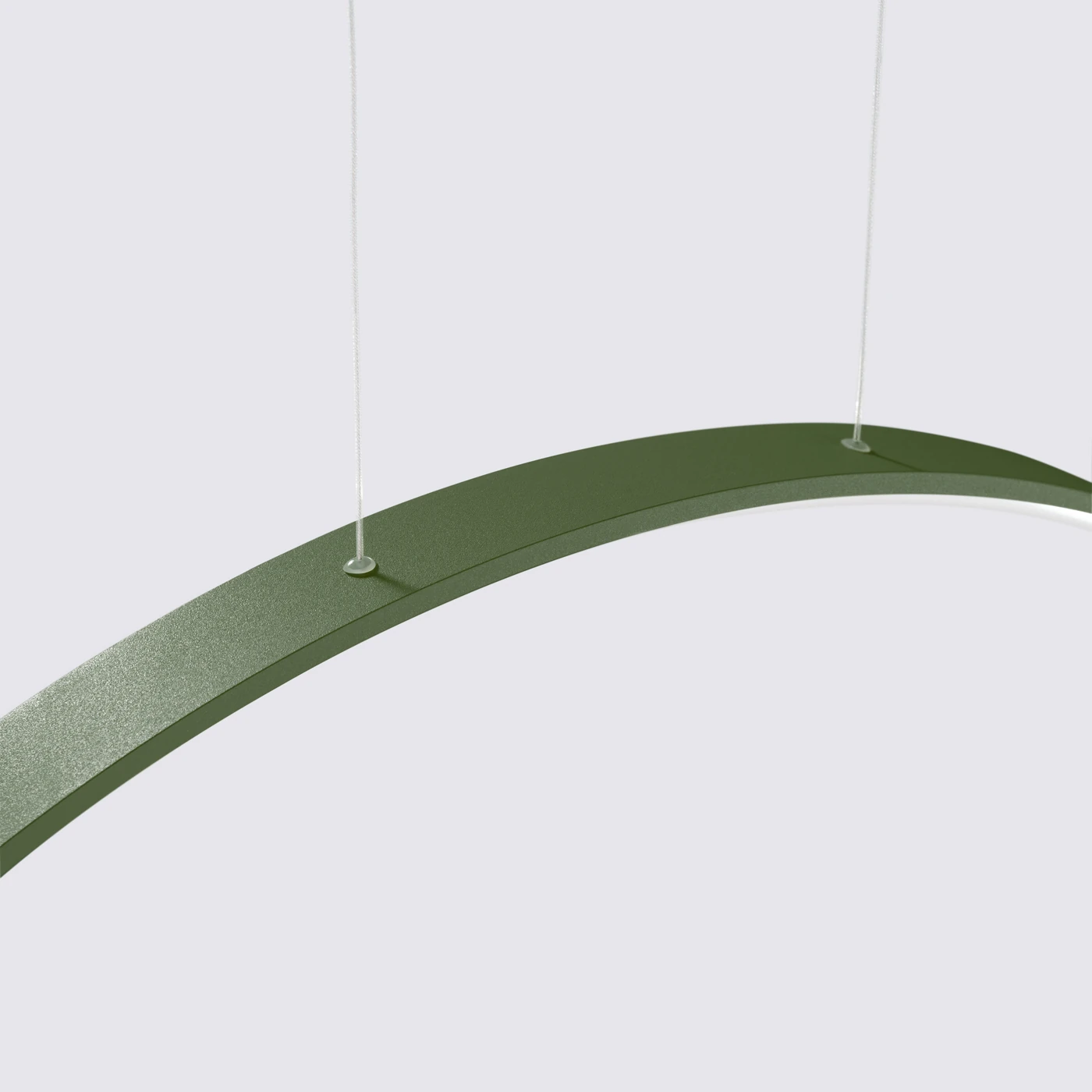 Pendant lamp 47W – ring, olive green, CRI93 LED