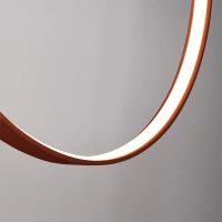Pendant lamp 47W – round LED ring, red ochre, CRI93 - Image 7